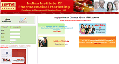 Desktop Screenshot of iipmlucknow.com